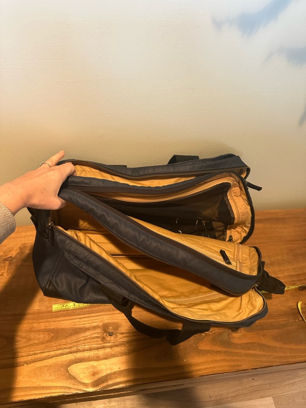 Pakt One Travel Duffel in Blue - Versatile Everyday Carry - Picture 5 of 12